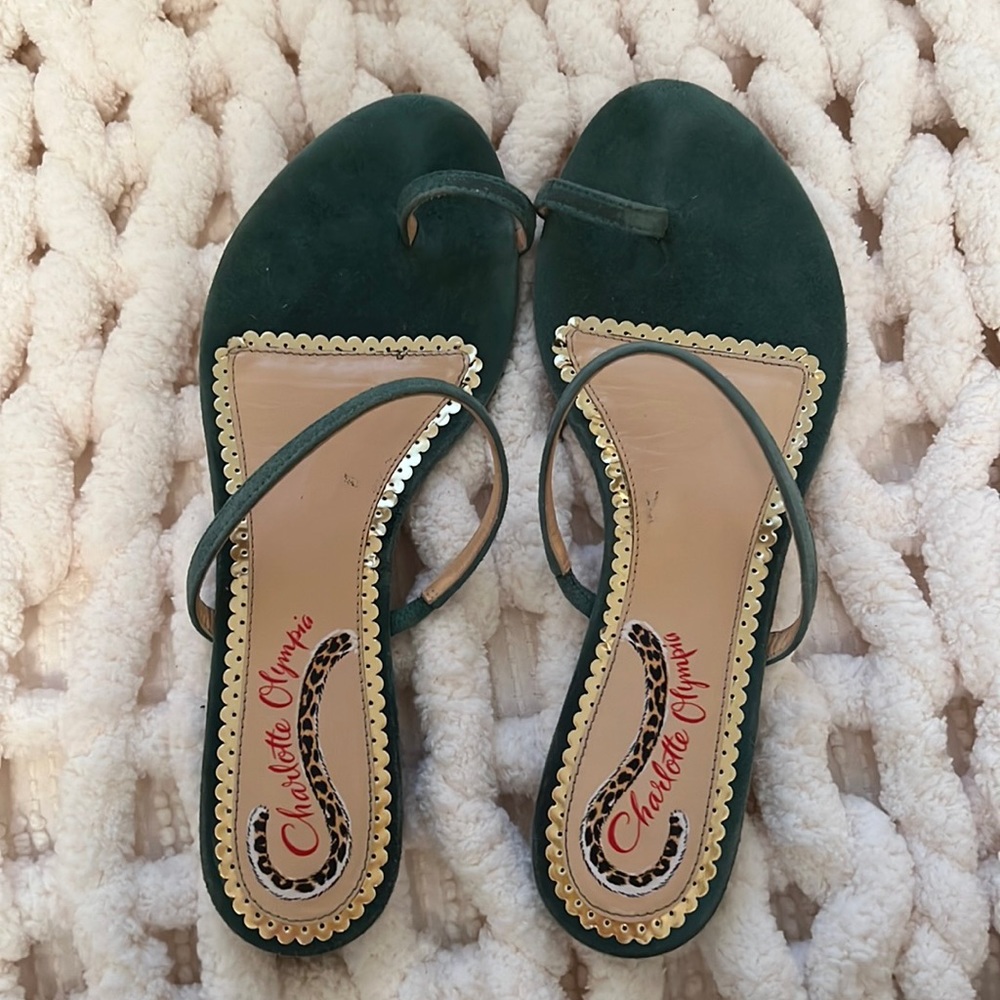 Charlotte Olympia suede sandals - Picture 1 of 5